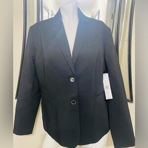 Larry Levine Elegant Black Blazer